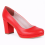 (37, Red) Chunky Platform Shoes Size 34-42 2