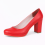 (38, Red) Chunky Platform Shoes Size 34-42 5