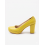 (39, Yellow) Chunky Platform Shoes Size 34-42 5
