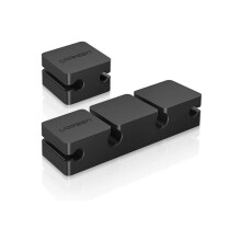 UGREEN Kabelorganizer 6 Slots, 2 stuks - Zwart