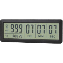 (Black) Digital Countdown Days Timer Clock - Aimilar 999 Days Count Down Clock Timer For Vacation Retirement Wedding NEW
