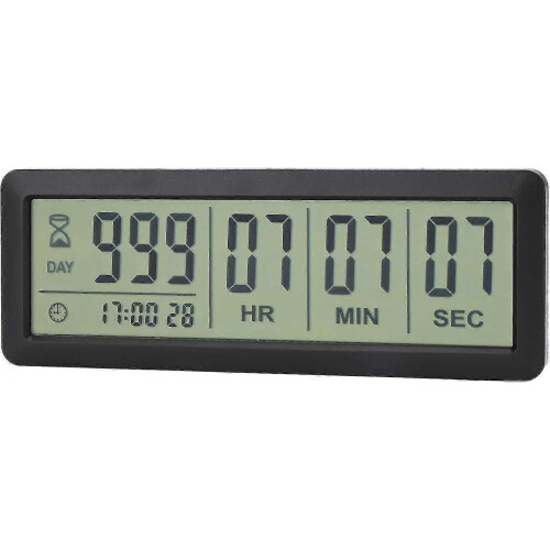 (Black) Digital Countdown Days Timer Clock - Aimilar 999 Days Count Down Clock Timer For Vacation Retirement Wedding NEW