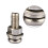 320pcs Stainless Steel Screws M2-M5 Dome Head Full Thread Right-Hand Silver for Construction & Auto 5