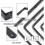 Right Angle Bracket 90 Degrees, Stainless Steel Bracket, Furniture Bracket, Bracket Bracket, Shelf Bracket Fg 2