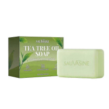 Purifying Tea Tree Oil Soap Bar with Coconut Oil for Face and Body, Plant-Based