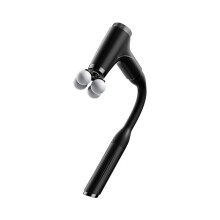 (white) Curved Head Fascia Gun Multi-function Muscle Massager for Neck Waist Back Legs Relaxation Electric Deep Tissue Massage Gun