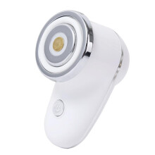 (white) Facial Massage Device, Face Sculpting Tool with Sonic Vibration, Warm Cleansing, Lift & Tighten Skin, Portable Beauty Roller for Home Use
