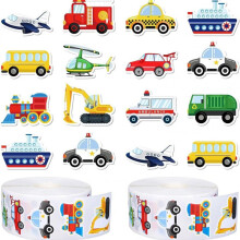 (2 rolls) 500 Pcs Cute Cartoon Cow Stickers, Die-Cut Decorative Stickers, Waterproof Sticker Label for Kids Scrapbooking, Gift Sealing, Party Favors