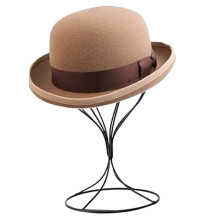 2 Pieces Modern Metal Hat Stands Durable Stable Cap Rack Wigs Holder Hat Display Stand Adult Hat Rack Hat Model Stand