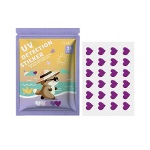 OUHOE UV Detection Patch Real-Time Photochromic Sun Protection for Face & Body Outdoor Use