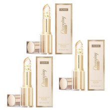 (3pcs) Color Changing Lipstick Gold Foil Moisturizing Lip Balm Desalinates Lip Lines Anti Dryness for Everyday Makeup