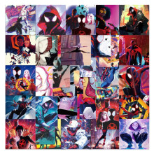 Marvel Spider-Man Stickers 63Pcs Waterproof Cartoon Decals for Laptop Luggage Ins Decor
