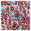 52Pcs Q Version Spider Hero Creative Sticker Pack, DIY Graffiti Luggage Decal Sticker, Waterproof Durable 1