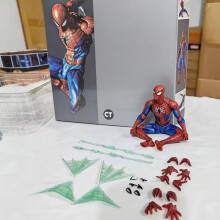 Spider-Man Action Figure 2.0 Black Venom X-Men Movable Model Collectible Toy for Boys