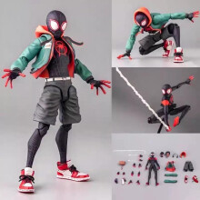 Sentinel Across the Spider-Verse Miles Morales Spider-Man Super Articulated Action Figure Marvel Collectible Model Toy