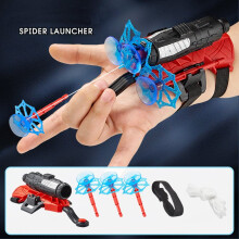 Spider Hero Launcher Web Shooter Glove Kids Toy for Boys Soft Bullet Blaster Accessories