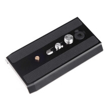 501PL Sliding Quick Release Plate 1/4"-20 & 3/8" Screws Compatible with Manfrotto 501HDV 503HDV 701HDV MH055M0-Q5