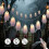 (10pcs remote) LED Ghost String Lights Halloween Decorations Glowing Ghost Ornaments for Spooky Atmosphere Party Scene Setup 2
