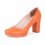 (42, Orange) Chunky Platform Shoes Size 34-42 3