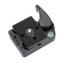 Quick Release Adapter Camera Clamp Compatible with Manfrotto PL-2000 DSLR 323 Sliding Plate