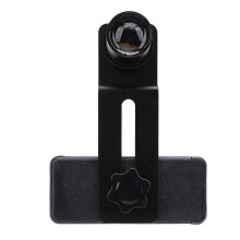 Microscope Lens Cellphone Adapter with 12.5X Eyepiece Microscope Smartphone Camera Adapter Compatible with Microscope Eyepiece Tube 23.2mm