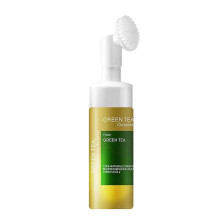 Green Tea Foaming Brush Cleanser Makeup Remover And Face Wash Combo Facial Cleanser 150g PU3585