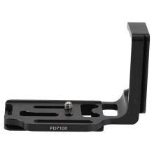 Quick Release Aluminium Alloy Vertical L Plate Bracket Hand Grip Compatible with Nikon D7100 Camera