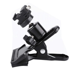 Metal Photo Studio Backdrop Clamp Ball Head Cold Shoe Bracket with 1/4'' Thread
