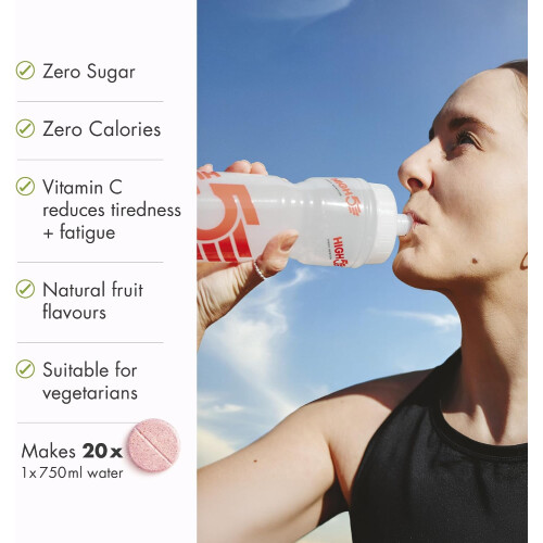 HIGH5 Zero Electrolyte Tablets for Hydration, Berry, 40 Tablets 1