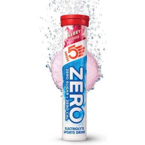 HIGH5 Zero Electrolyte Tablets for Hydration, Berry, 40 Tablets