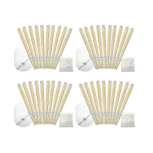 Natural Beeswax Ear Candles 40 Pack 9 Inches for Wax Removal and Ear Cleaning