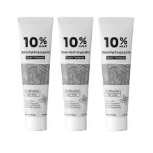 10%nHAP Nano Toothpaste | Fluoride-Free Enamel Repair | Whitening | Cool Mint | 3 Pack