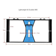 Andoer Smartphone Video Rig Phone Movie Mount Film Making Recording Vlogging Rig Hand Grip Bracket Holder Stabilizer Compatible with iPhone X 8 7s 6 p