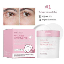 (pink) Daily Facial Cotton Toner Pad, 80Pcs Facial Exfoliating Pads,Daily Toner Pad Dead Skin Care, Helps Reduce Blackheads, Whiteheads, and Pimples