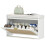 Boho Shoe Bench with Padded Seat and Flip-Drawer - White 2
