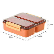 Lunch Box with Separate Food Container, Leak Proof for Microwave Heating, Suitable for Office/School/Hiking -LL