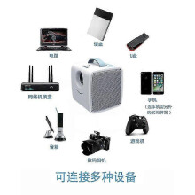 (UK, Pink) Mini Projector Portable Video-projector Multimedia Home Theater Movie Projector Compatible With Full Hd 1080p Wireless Hdmi Usb New
