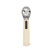 (B, Beige) Heated Ice Cream Scoop – 3 Temps & Fast Heating – for Home Kitchen & Desserts