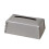 (Grey) PU Leather Tissue Holder – Hand-Stitched Edges – for Home & Office 1