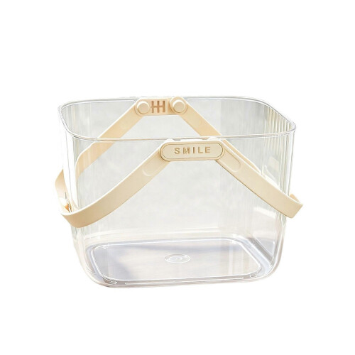 Transparent Picnic Basket – with Handle Large Capacity – for Camping & Fruit Storage