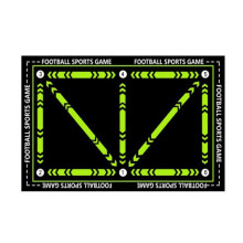 (60x90cm J) Basketball Footwork Training Mat – Non Slip – for Home Dribbling