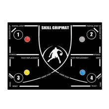 (40*60cm B) Basketball Footwork Training Mat – Non Slip – for Home Dribbling