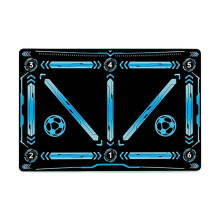 (60x90cm H) Basketball Footwork Training Mat – Non Slip – for Home Dribbling
