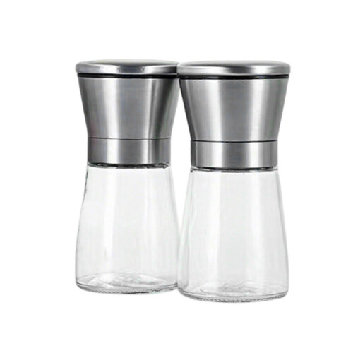 (B) Salt Pepper Grinder – Adjustable Coarseness – for Kitchen Restaurant