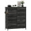 Chest of Eight Fabric Drawers - Black 1