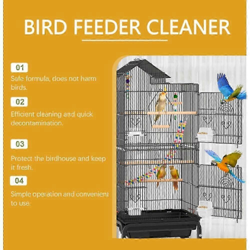 Mild deodorizing refreshing feeder cleaner for birds 1