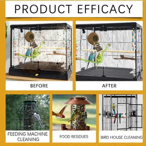 Mild deodorizing refreshing feeder cleaner for birds 2