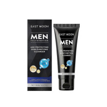 East Moon Men's Facial Cleanser Moisturizing Amino Acid Gentle Cleansing Refreshing Non Tight Cleansing Milk
