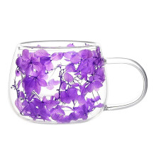 (150ML A) Double Wall Glass Mug – Set of 4 – for Hot Cold Beverages