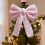 Large Pink Fluffy Bow – Valentine's Day Decor – for Wall Door Hanging 5